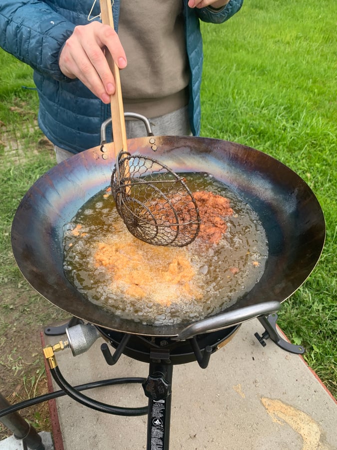 The Best Home Deep Fryer is Your Wok